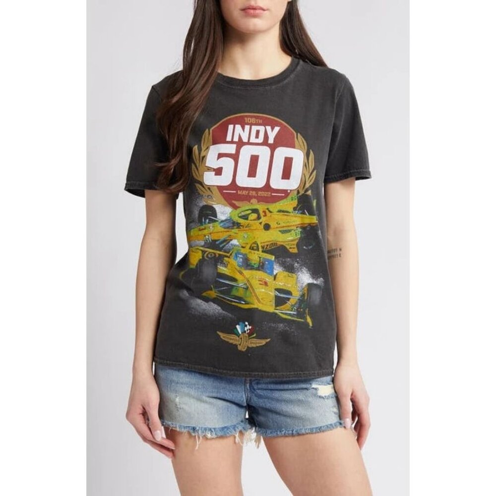 NWT - Philcos Officially Licensed IndyCar Indy 500 Graphic T-Shirt Black Size S